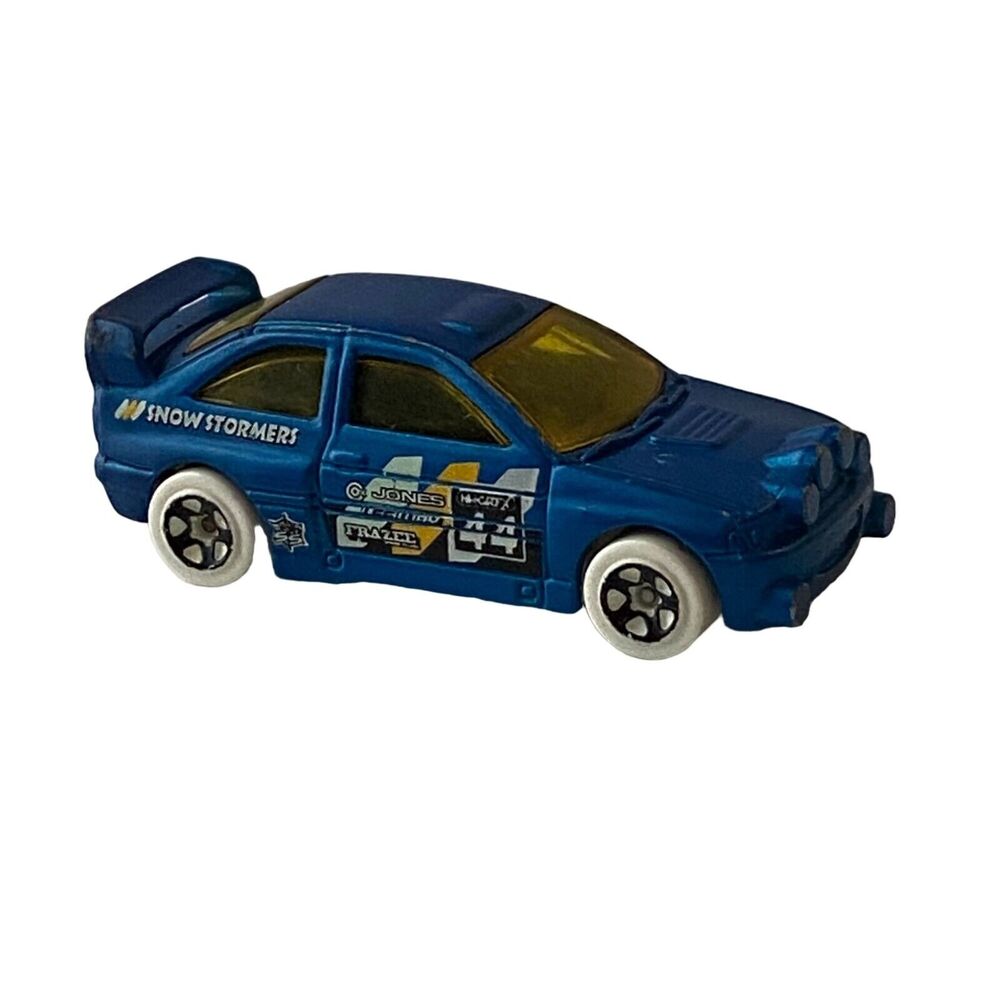 Mattel Hot Wheels Escort Rally Mini Diecast Car Snow Stormers 2015 Blue